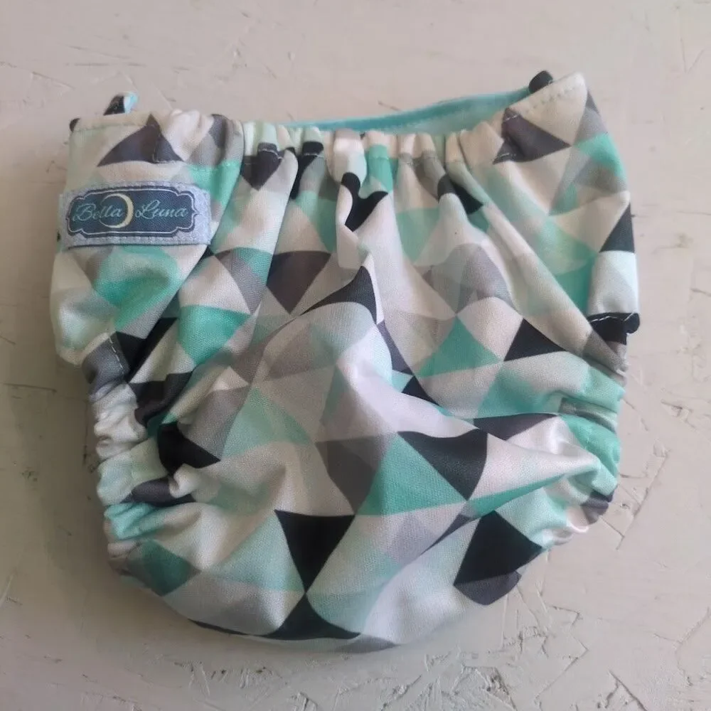 Bella Luna Pocket Cloth Diaper Small No Insert Geometric